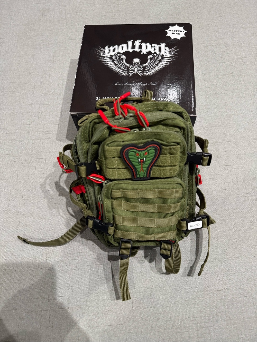 Green Venom Wolfpak 3L Mini Backpack New In Blind Box Package